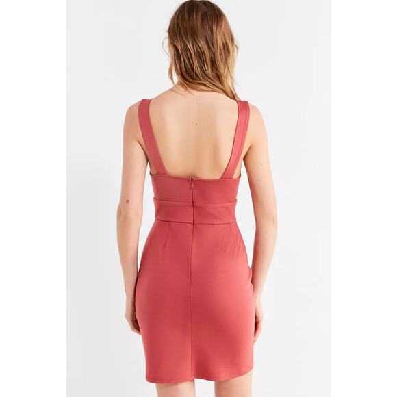 Urban Outfitters Plunging Bodycon Mini Dress - Picture 2 of 11